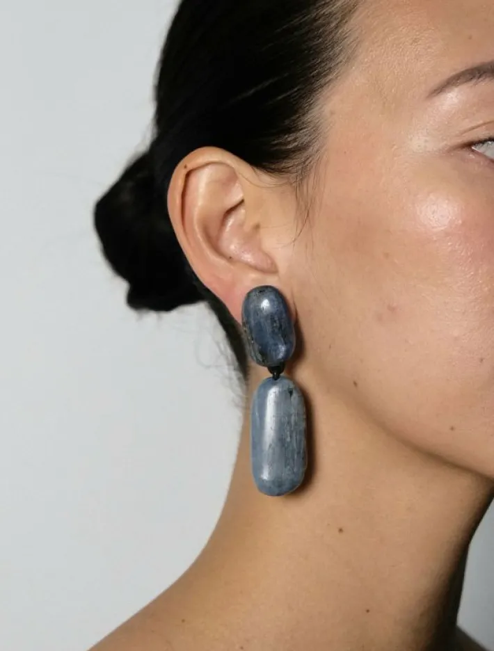 Monies Earclips: hematite