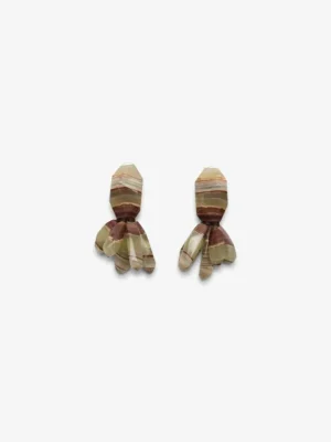 Monies Earring: green onyx