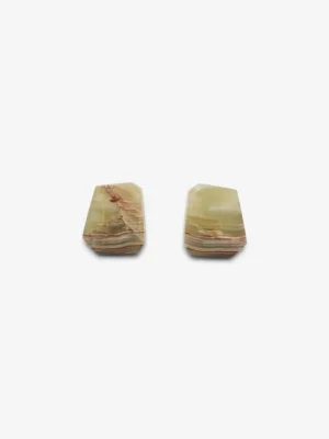 Monies Earring: green onyx