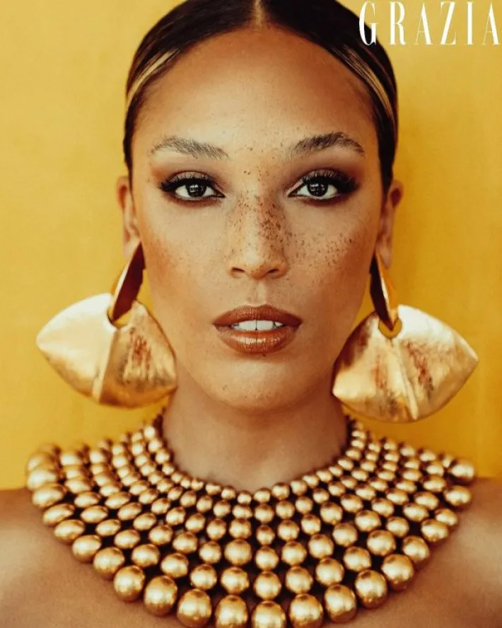 Monies Florence earring: goldfoil