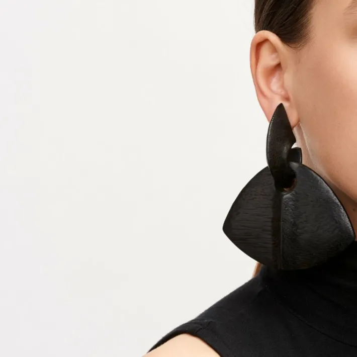 Monies Florence earrings black