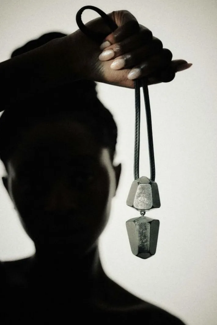 Monies Glim pendant silver