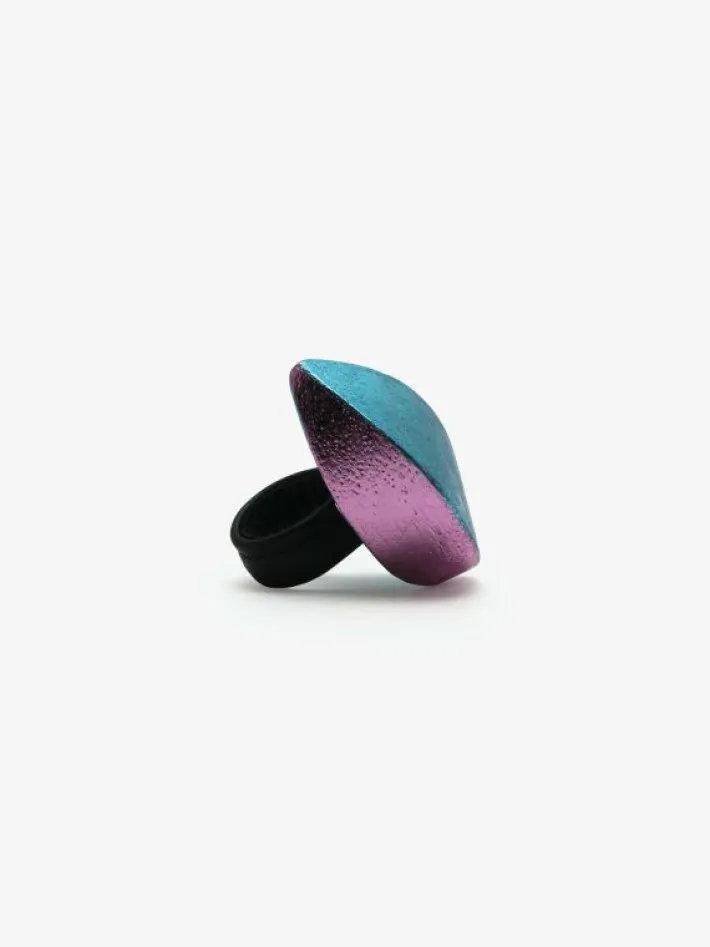 Monies Harper ring: multi-coloured foil