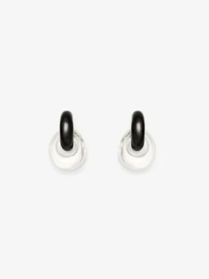 Monies Havana earrings clear and black