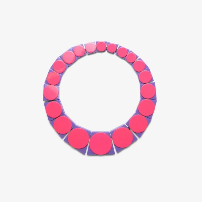Monies Indigo necklace pink