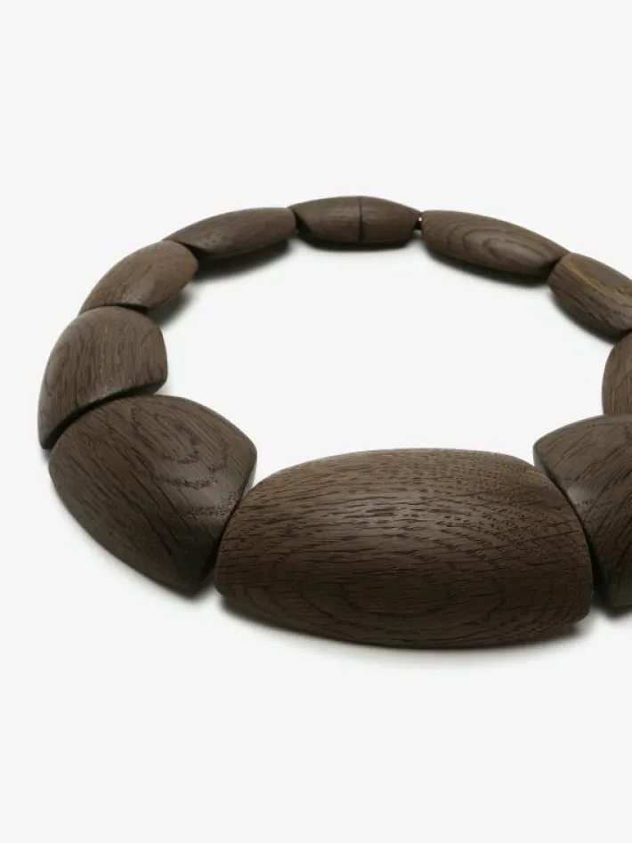 Monies Jade necklace: bog oak