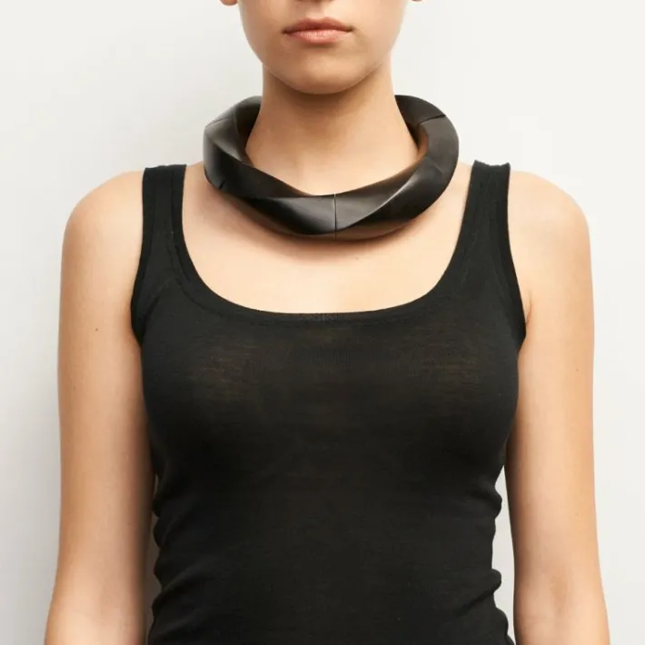 Monies Katherine necklace: black