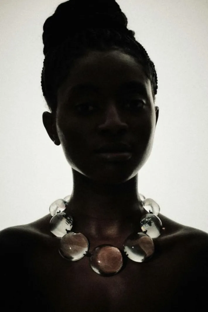 Monies Lunara necklace clear