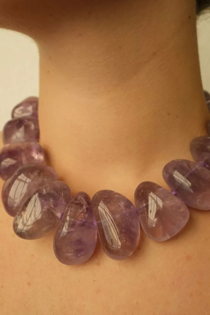 Monies Necklace: amethyst