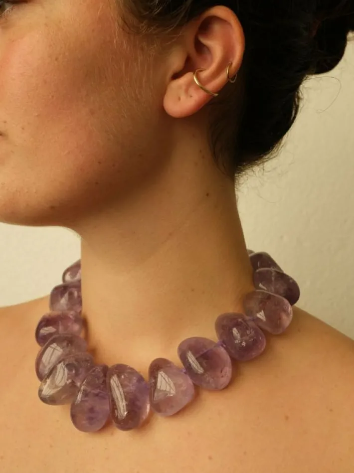 Monies Necklace: amethyst