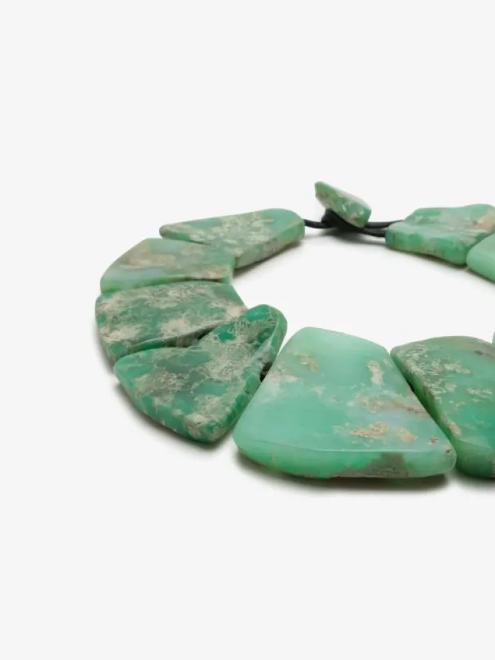Monies Necklace: australian green chrysoprase