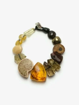 Monies Necklace: mixed materials