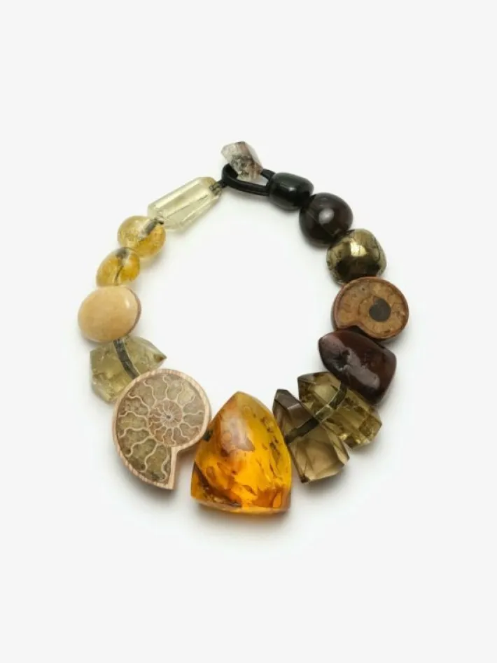 Monies Necklace: mixed materials