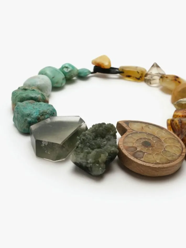 Monies Necklace: mixed materials