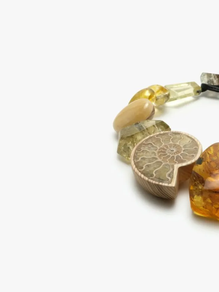 Monies Necklace: mixed materials