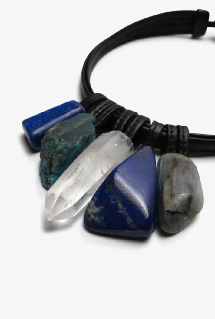 Monies Necklace: mixed materials