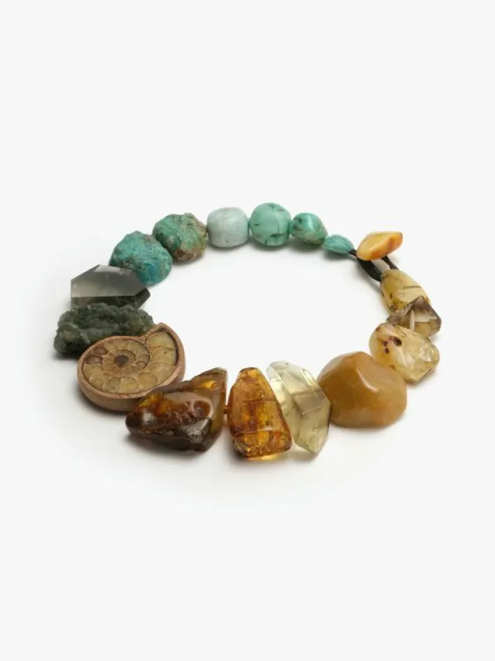 Monies Necklace: mixed materials