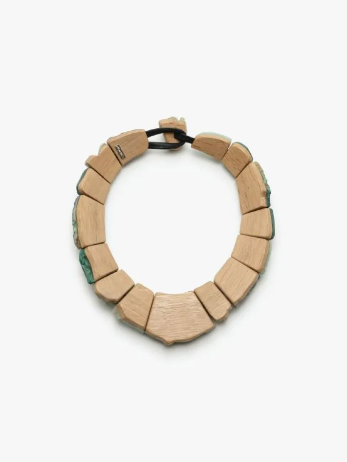 Monies Necklace: mixed materials