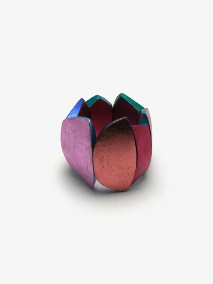 Monies Quinn bracelet: multi-coloured foil