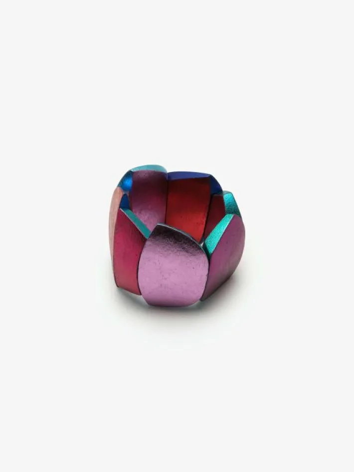 Monies Quinn bracelet: multi-coloured foil