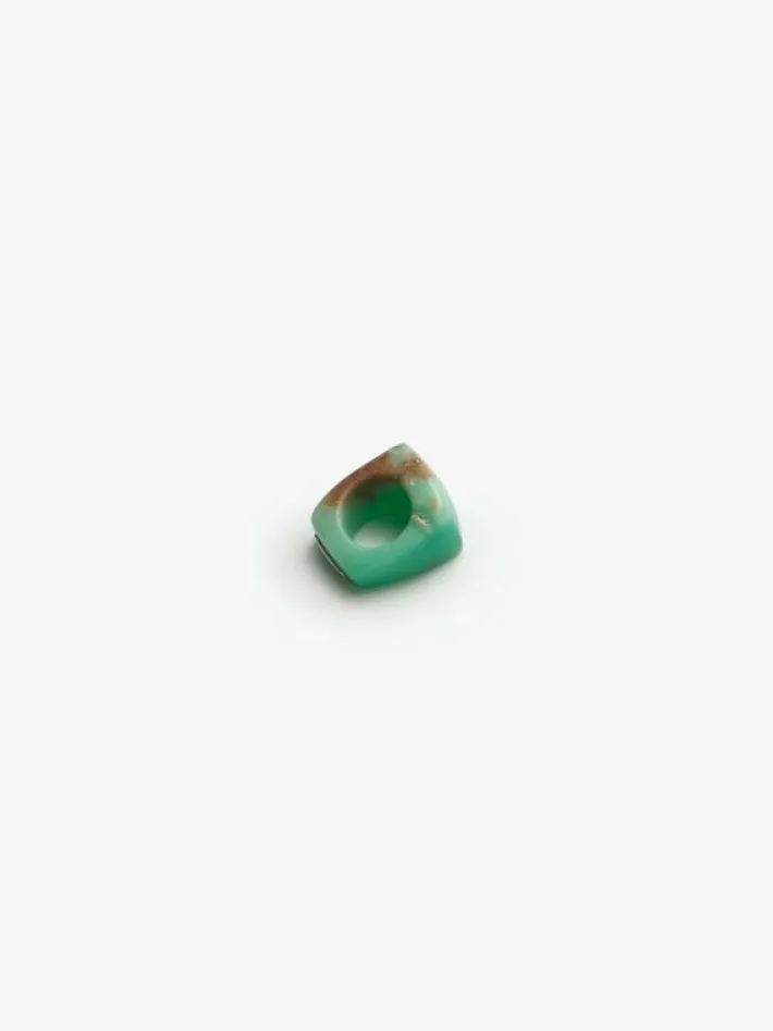 Monies Ring: chrysoprase