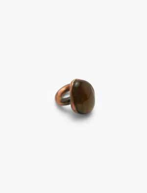 Monies Ring: quartz, copper