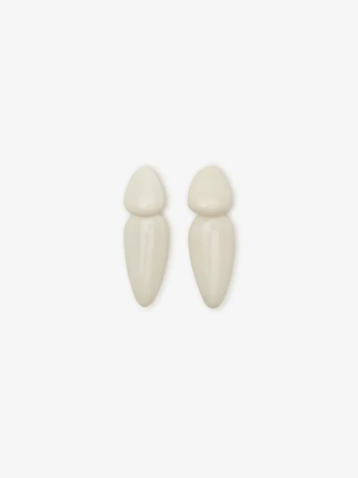 Monies Sao Paulo earrings: bone