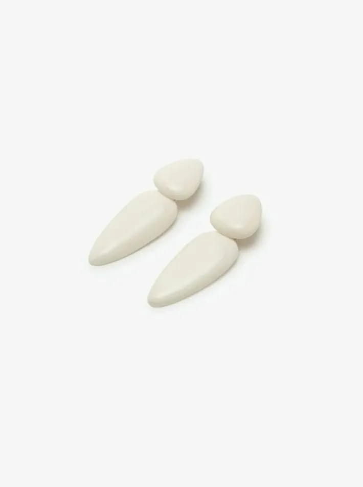 Monies Sao Paulo earrings: bone