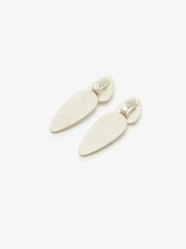 Monies Sao Paulo earrings: bone