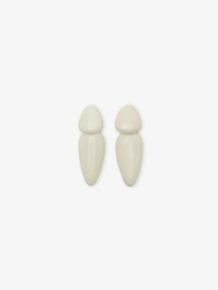 Monies Sao Paulo earrings: bone