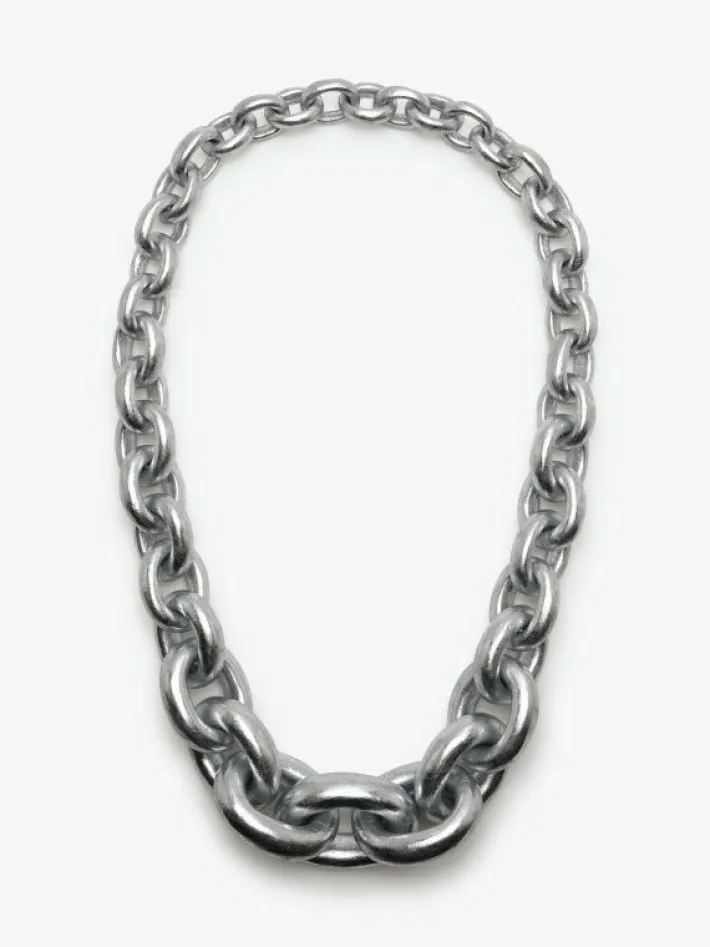 Monies Shanghai necklace: silverfoil